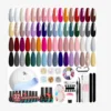 MEFA Gel Nail Polish Kit with U V Light 56 Pcs